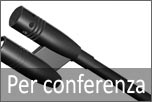 Microfoni per conferenza Microfono per conferenza con supporto da tavolo