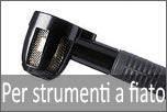 Radiomicrofoni per strumenti a fiato